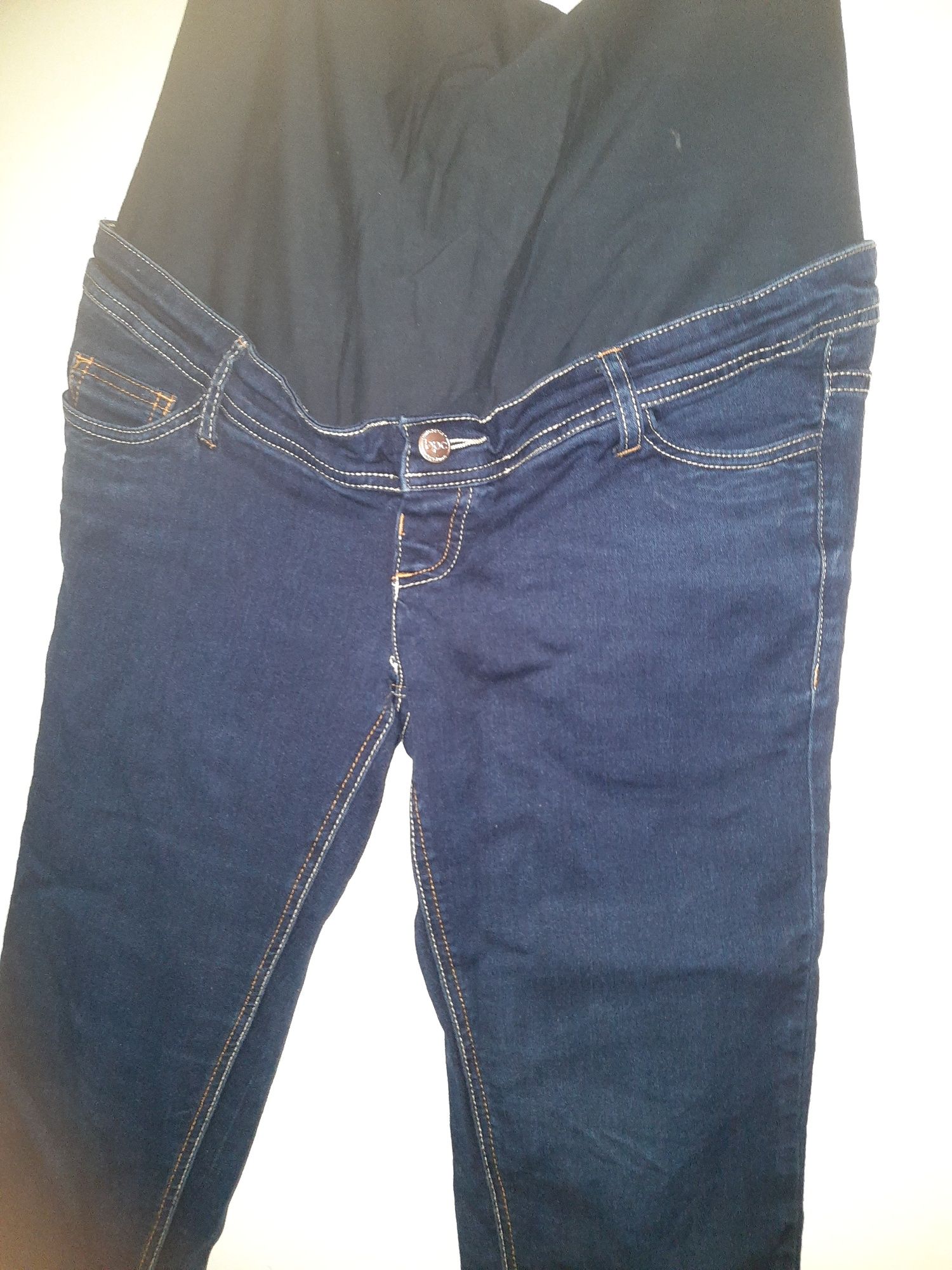 Spodnie ciażowe jeansy ciażowe miekkie elastyczne