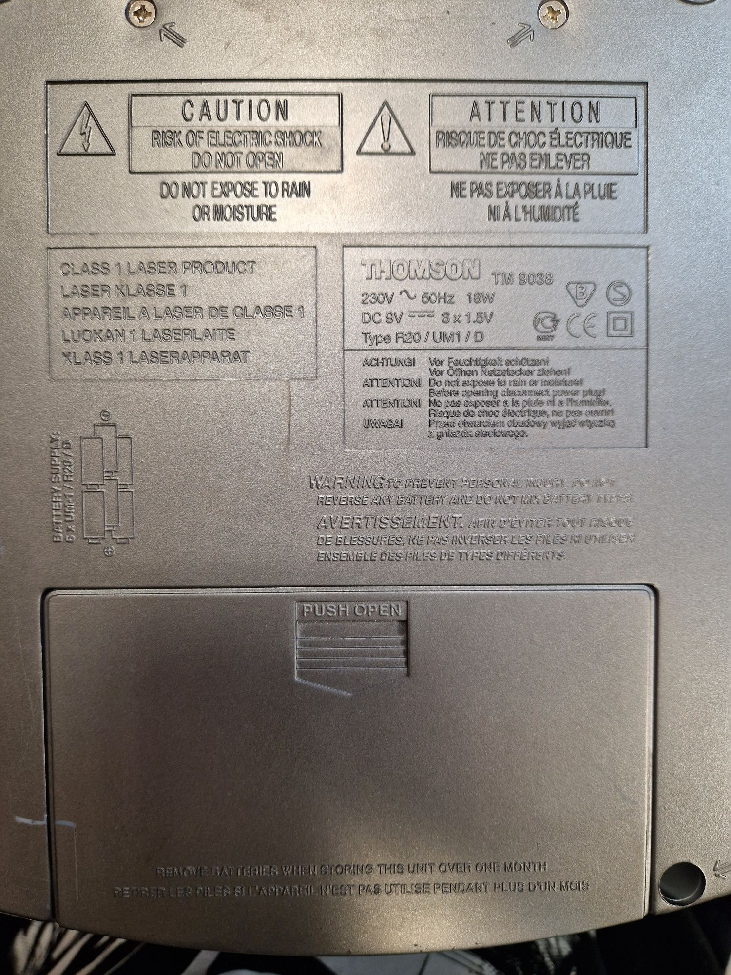 Radioodtwarzacz Thomson TM9038