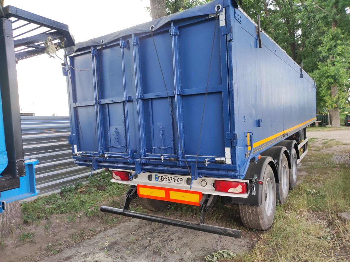 Продам напівпричіп  зерновоз-контейнеровоз-палетник wiel