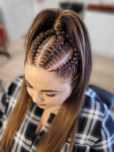 Szkolenie z warkoczy , cornrows, włosy syntetyczne, kuce , wodospad