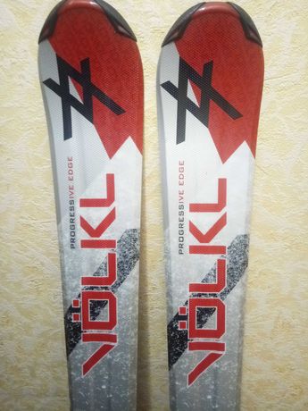Горные лыжи Volkl Unlimited LT 1660mm, чехол, палки в комплекте.