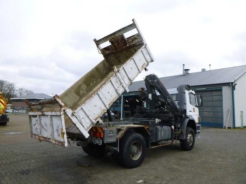 Самоскид Mercedes-Benz Atego 1828 4x4 кран маніпулятор Hiab 166 B-2 CL