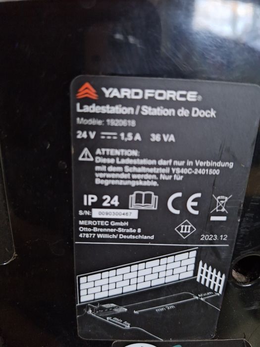 Robot koszacy YARD FORCE 260B z funkcja Bluetooth