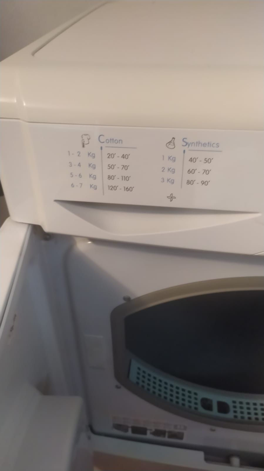 Máquina de secar roupa (com avaria)