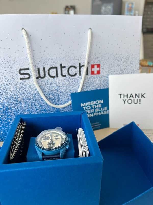 Swatch x Omega Bioceramic Moonswatch Mission to the SuperBlueMoonphase