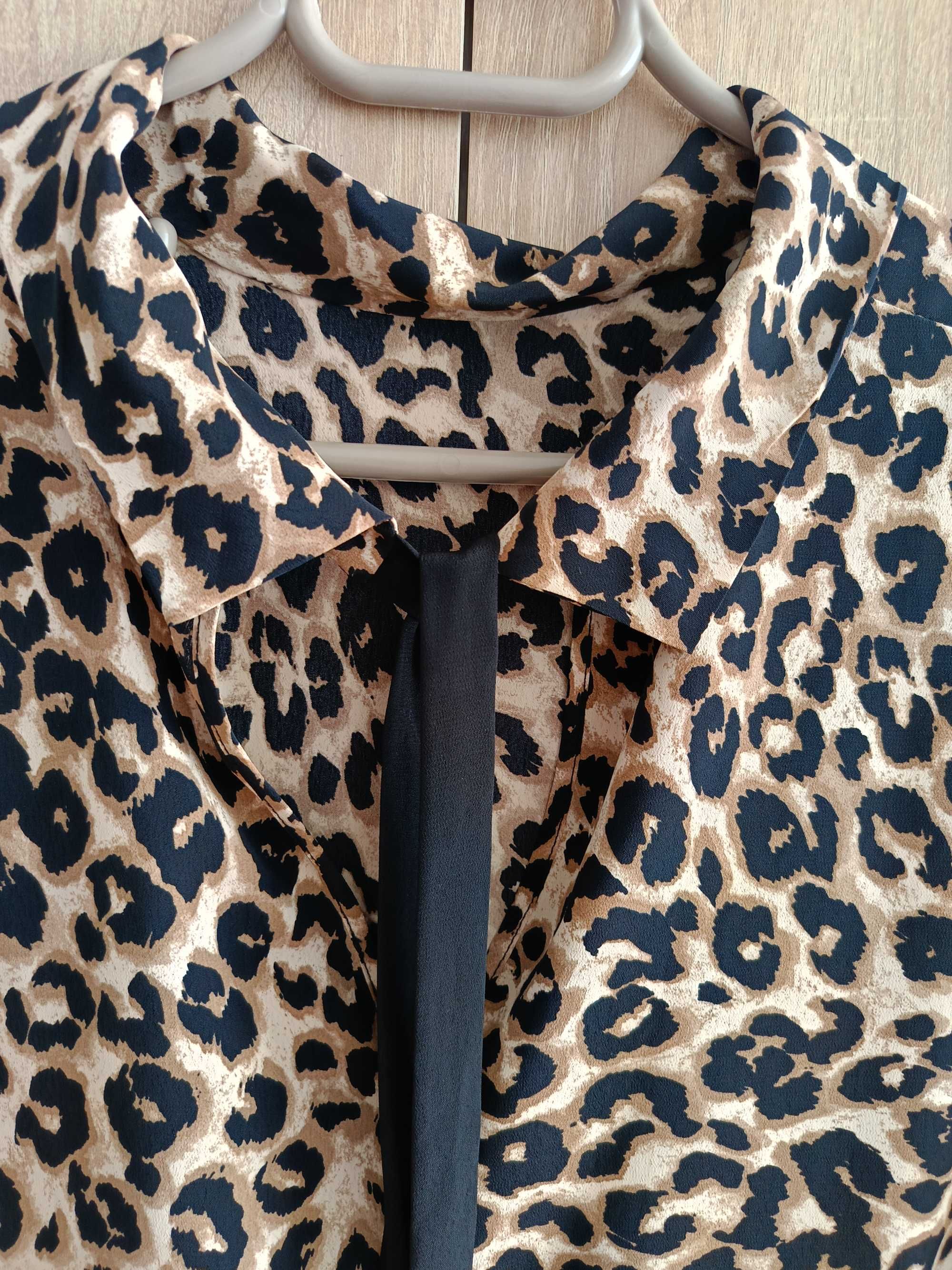 Bluzka panterka xl 42 44 46 włoska zara mohito Orsay Reserved wiązana