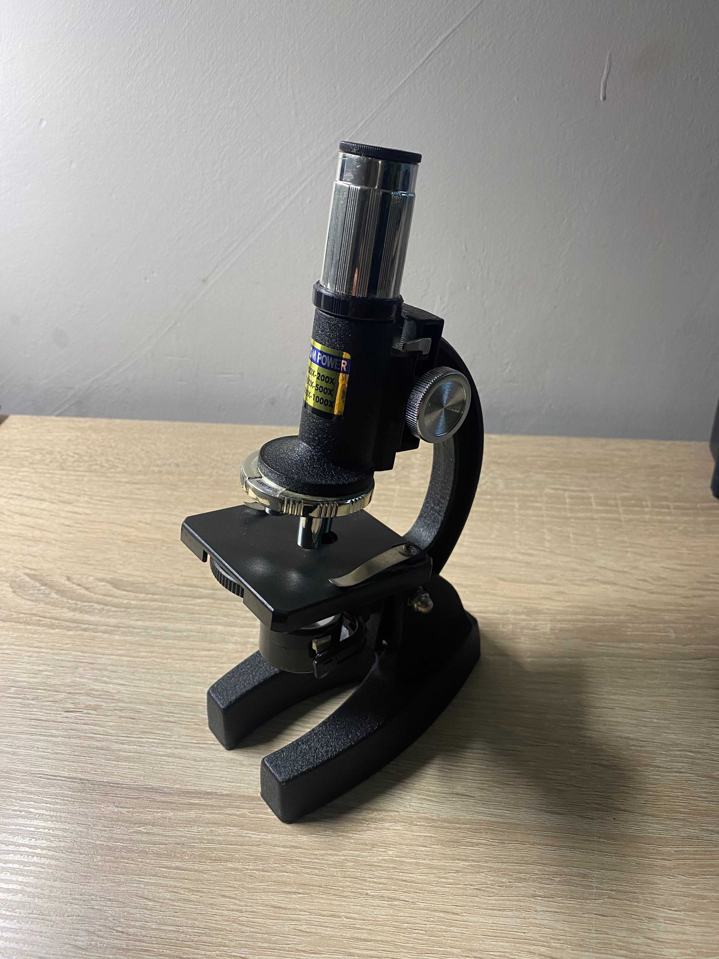 Mikroskop zabawka 100X-200X, 250X-500X, 500X-1000X