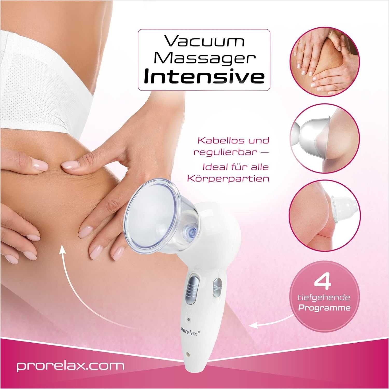 Prorelax Masażer  wyszczuplający, próżniowy INTENSIVE