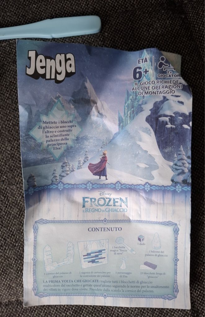 Gra jenga frozen