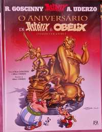 Livro "O Aniversário de Astérix e Obélix"