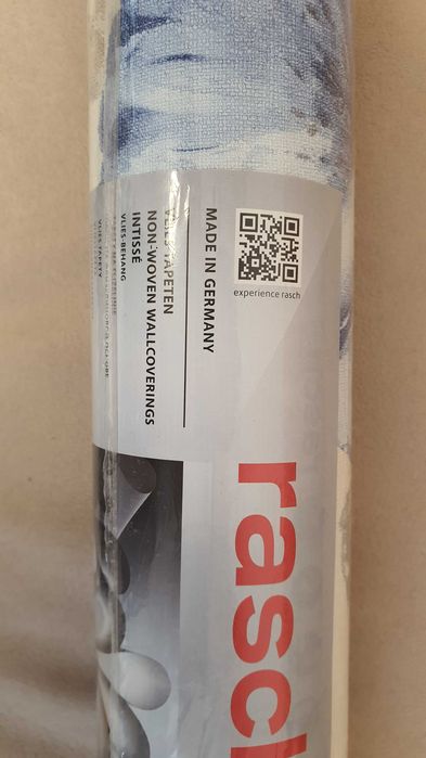 Tapeta RASCH niebieskie kwiaty blue flowers