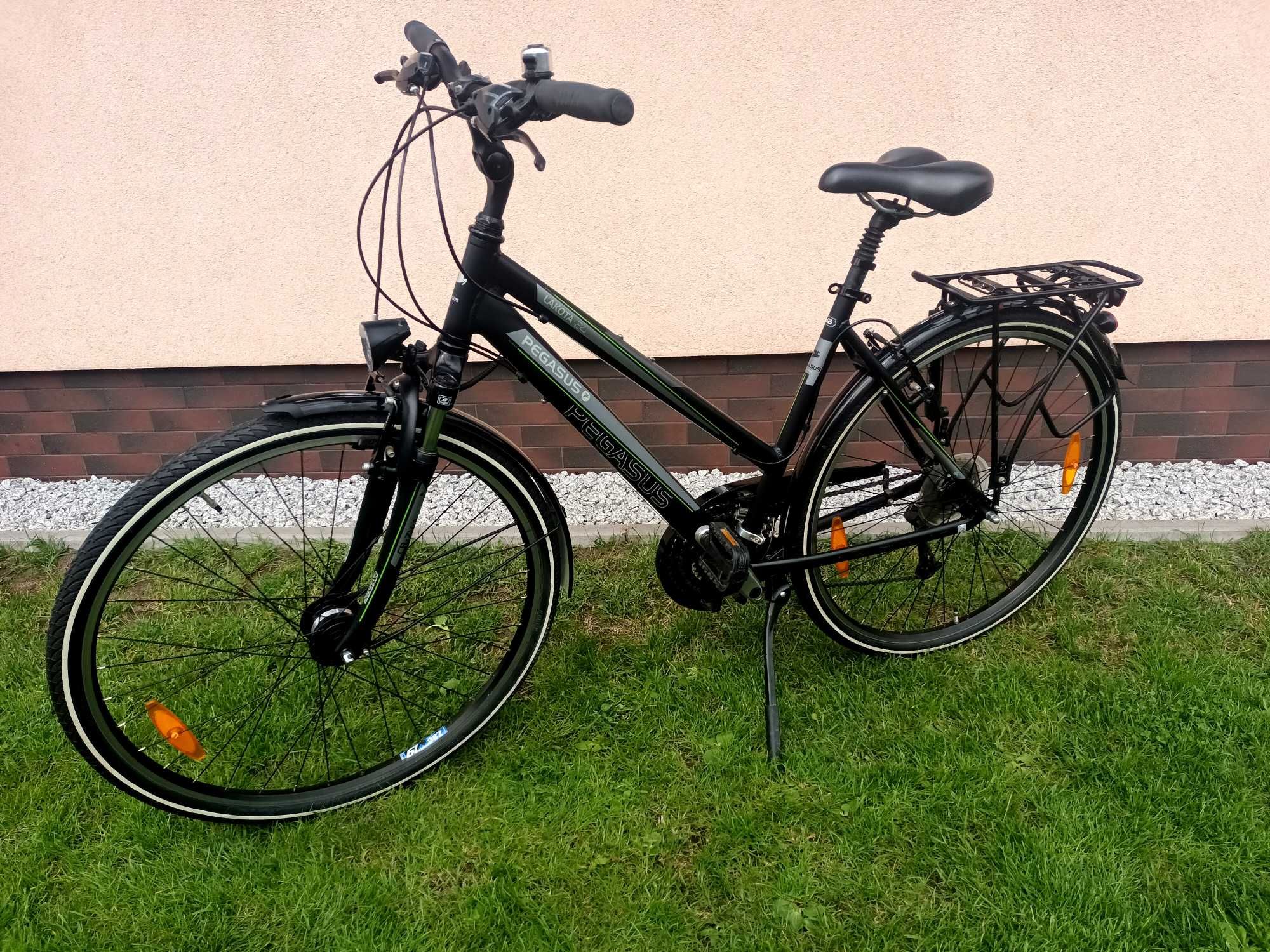 Rower Trekkingowy Pegasus Piazza Lakota 24,Led,Prądnica ,XT,Stan BDB