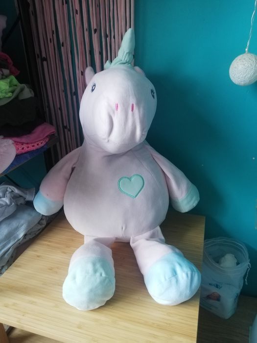 Duży różowy jednorożec unicorn pluszak 60cm