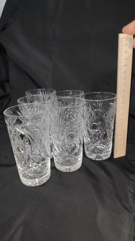 Хрустальные стаканы  времён СССР