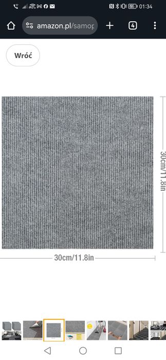 płytki dywanowe Bimiti 30 x 30 cm płytki podłogowe samoprzylepne płytk