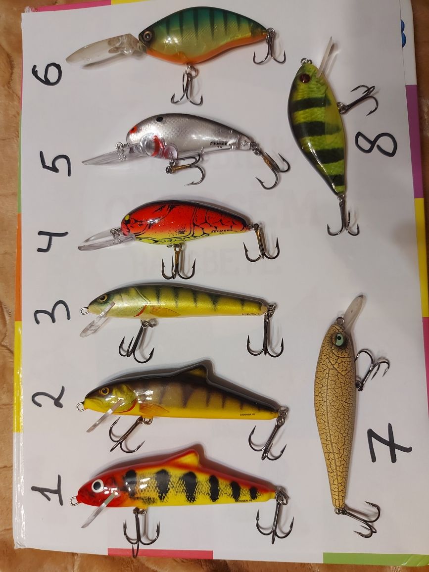 Продам воблера Plus One Minnow Pro Produced By BEARKING,и много чего