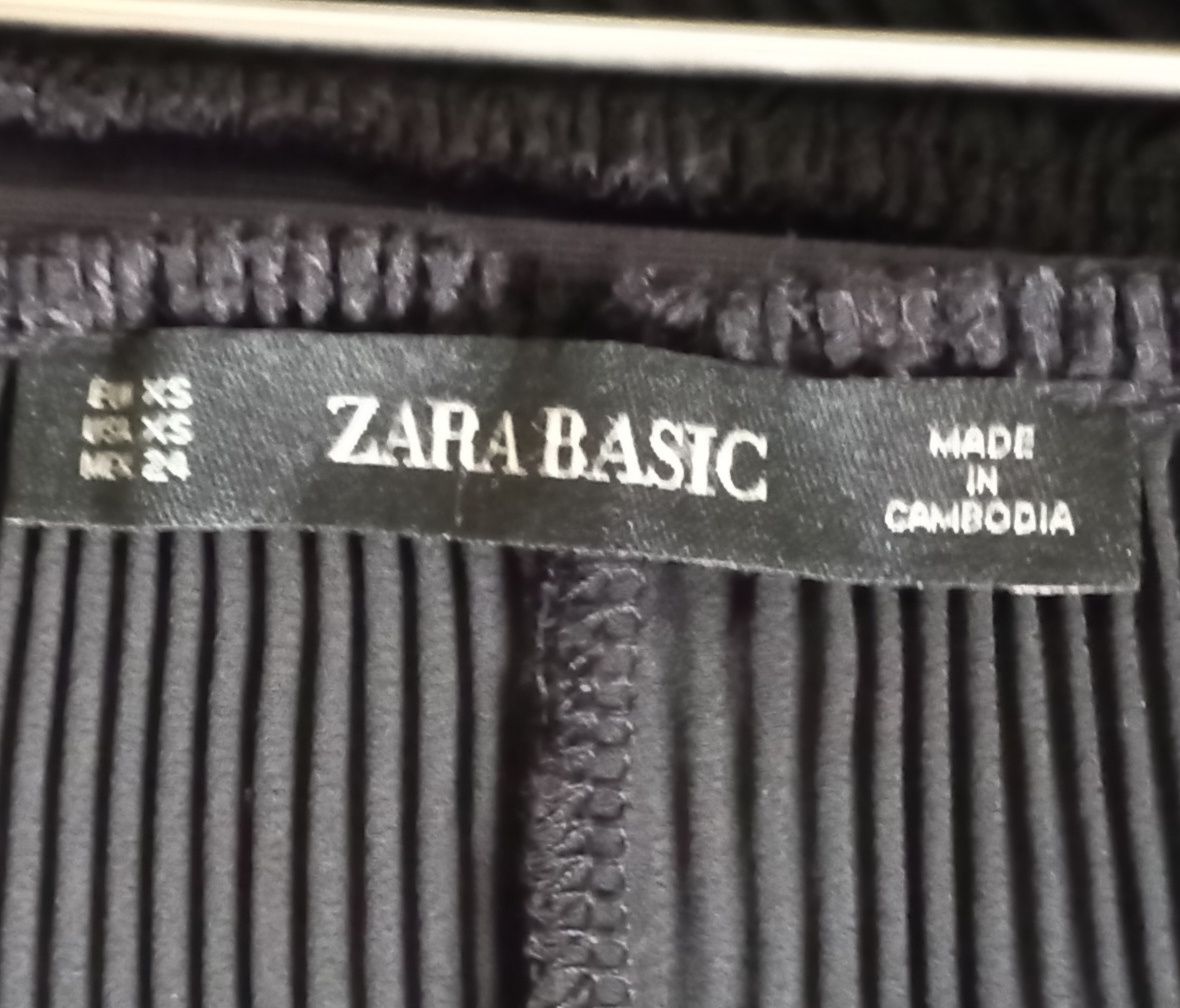 Брюки палаццо гофре ZARA