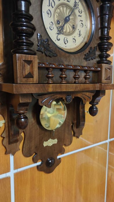 Zegar wiszący Ślązak Gustaw Becker