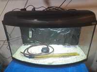 Akwarium z pokrywą i oświetleniem LED zestaw 60x30x30 cm profilowane
