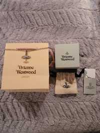 Vivienne westwood necklace naszyjnik orb silver srebrny