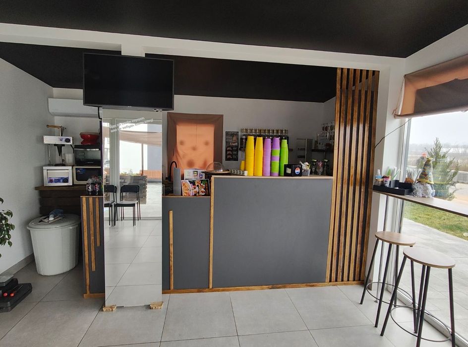 Меблі, кавʼярня, шейкер, обладнання для кухні, конопіца, слаш,