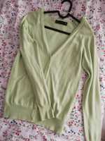 Sweter kardigan Zara 36 S seledynowy