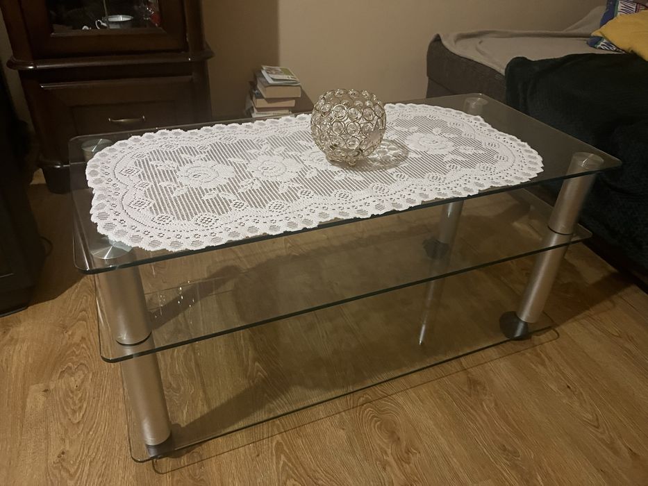 Stolik szklany TV