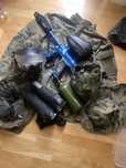 Zestaw paintball Proto Rail + Rotor + maski + butla HP