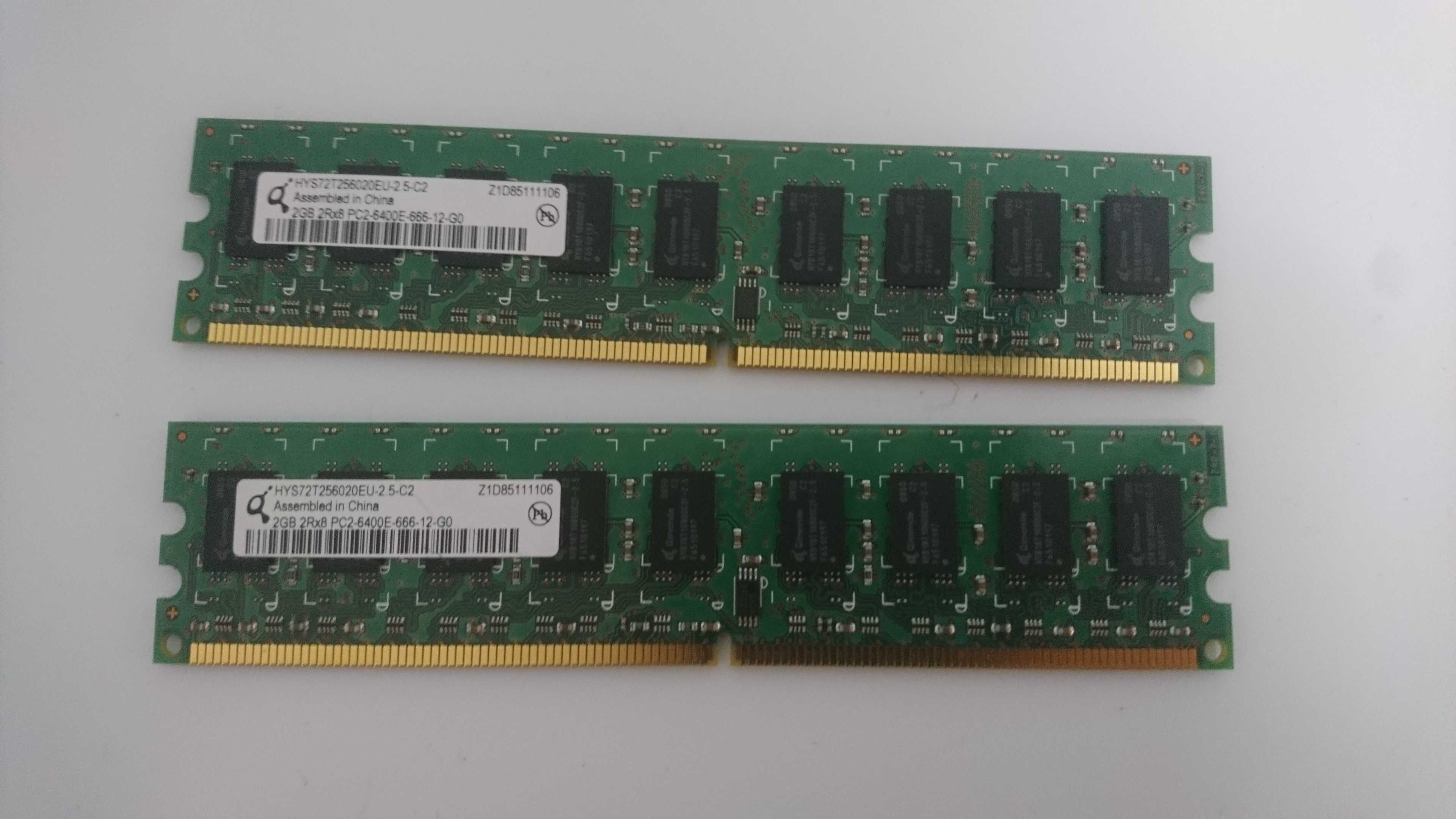 Pamięć RAM QIMONDA HYS72T256020EU-2.5-C2 2 x 2 GB