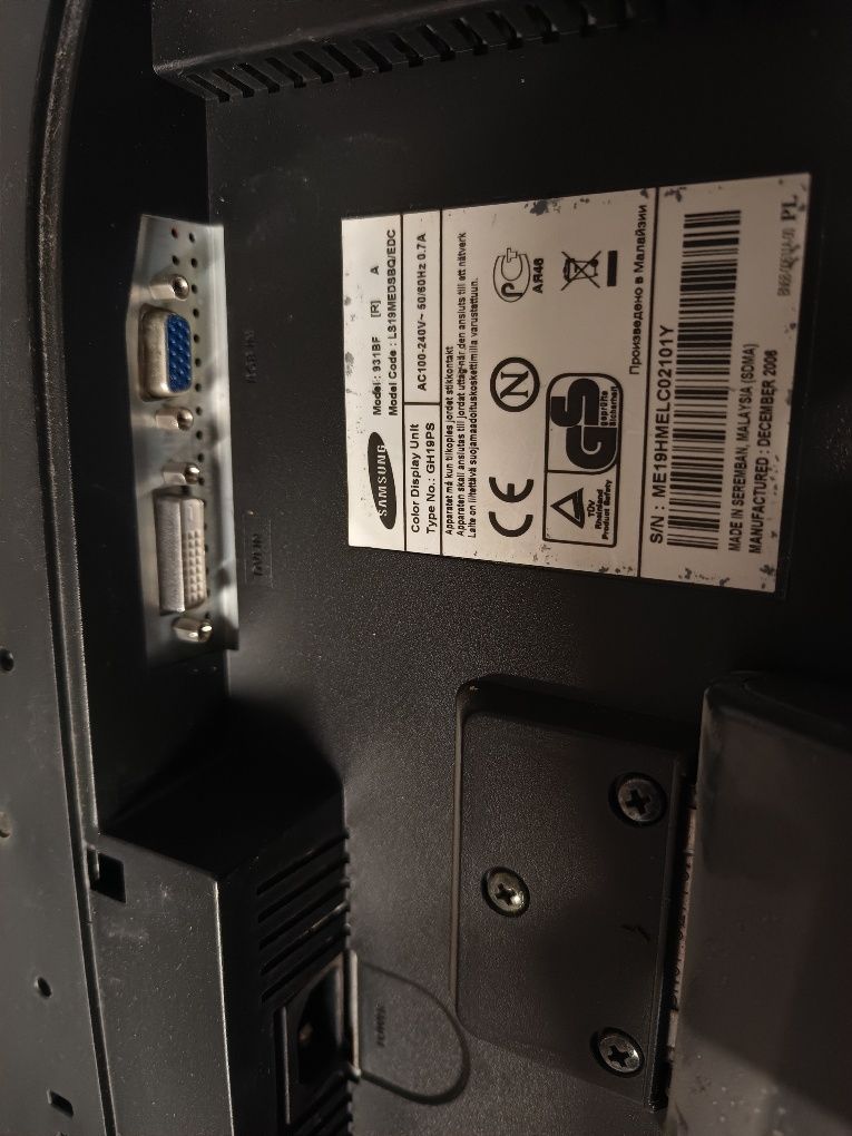 Monitor Samsung 19 cali