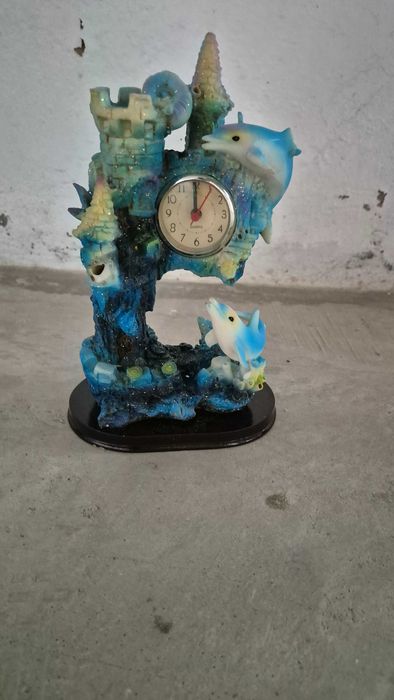 Peças decorativas azul golfinhos