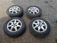 Продам комплект колес диски титаны 5*114.3 R15, резина зима 195/65R15
