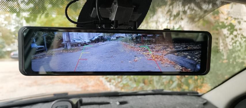 Зеркало видеорегистратор JBE  12" 4K GPS WiFi 2 камеры Супер-Хит!