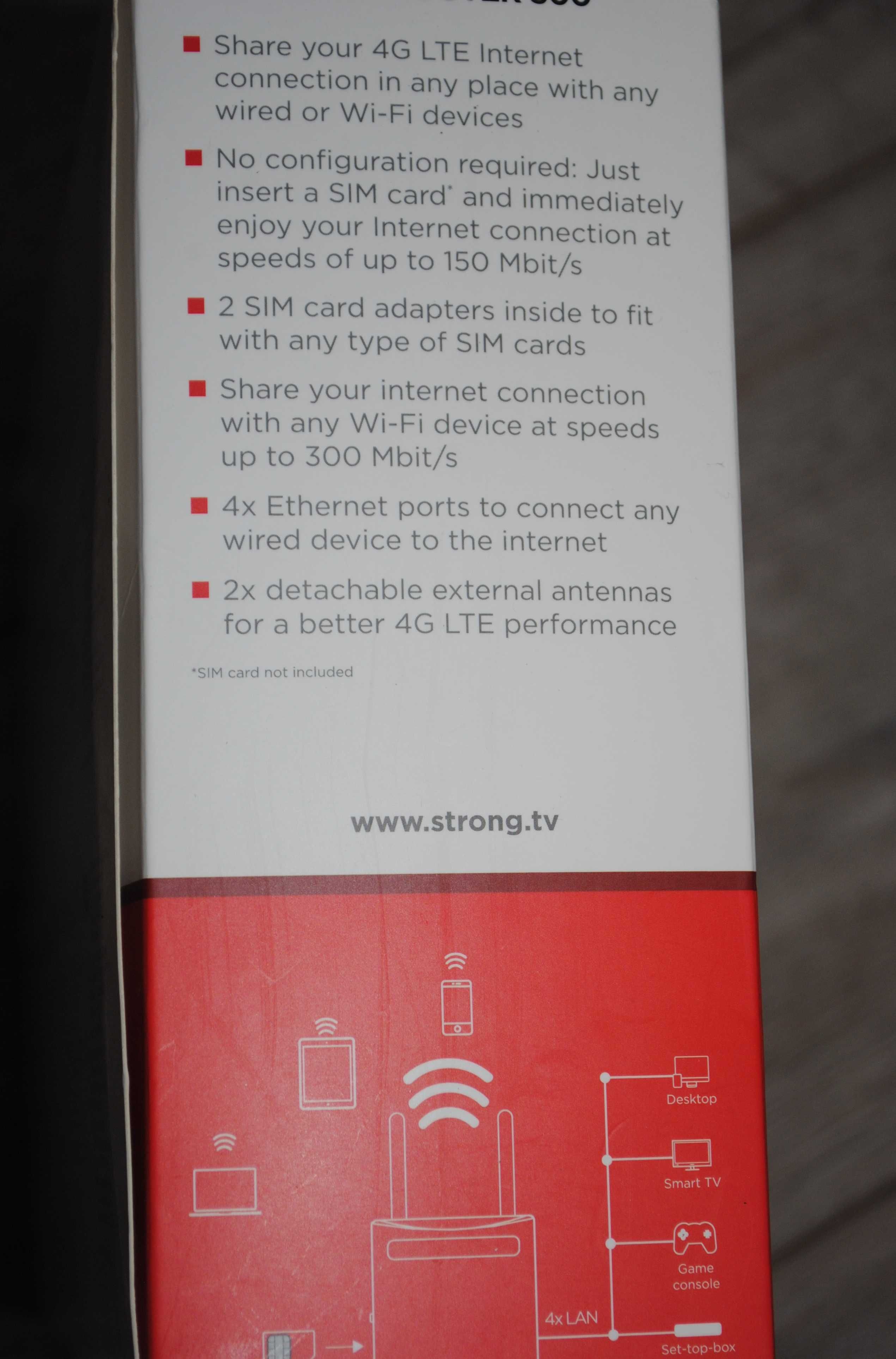 WI-FI-роутер, маршрутизатор Strong 4G LTE 300 .