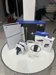 PS5 Playstation5 slim 1TB + 2 pady + podstawka ładująca + podstawka