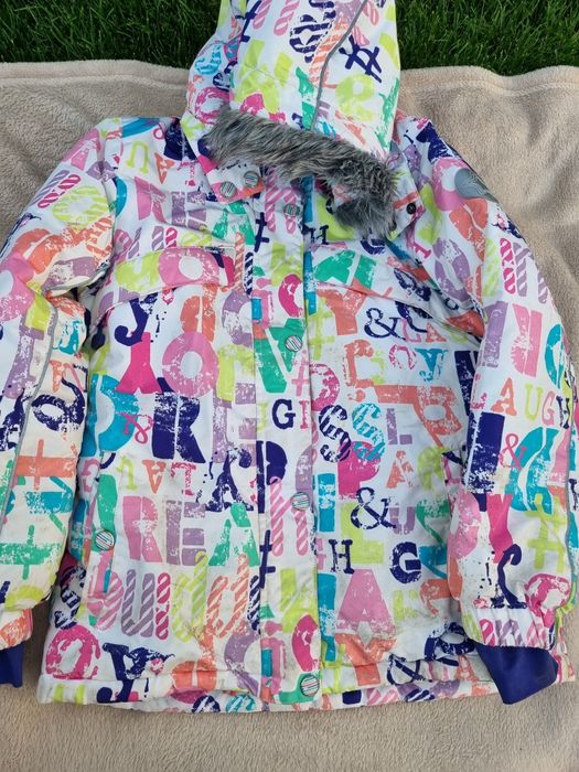 Kurtka narciarska cool club kolorowa 140