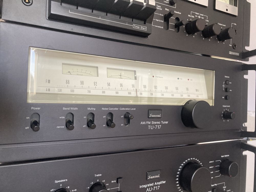 Sansui Au 717 tuner plus deck.