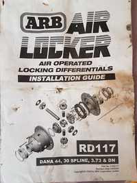 instrukcja montażu Air Locker ARB RD 117 dana 40