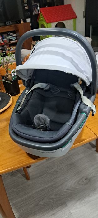 Carrinho pack trio Zélia + Alcofa + Ovo Coral cinza