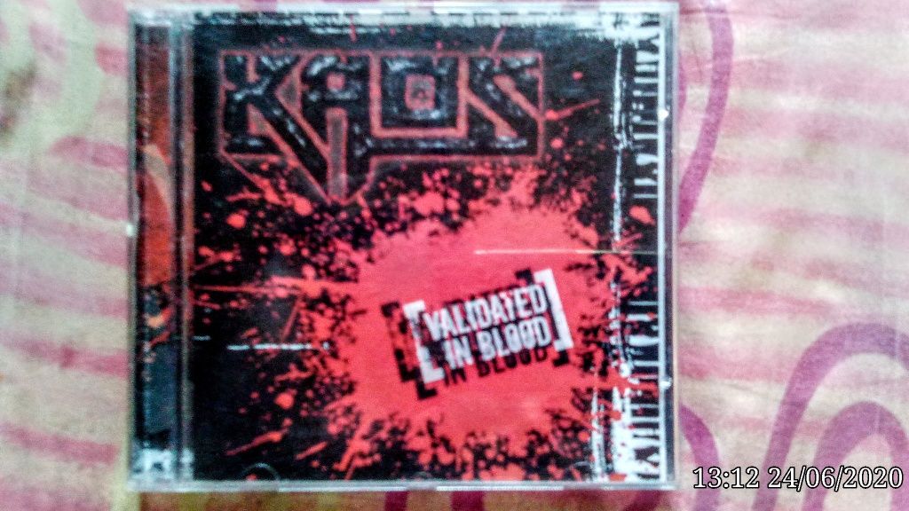 Płyta CD kaos  validated in blood