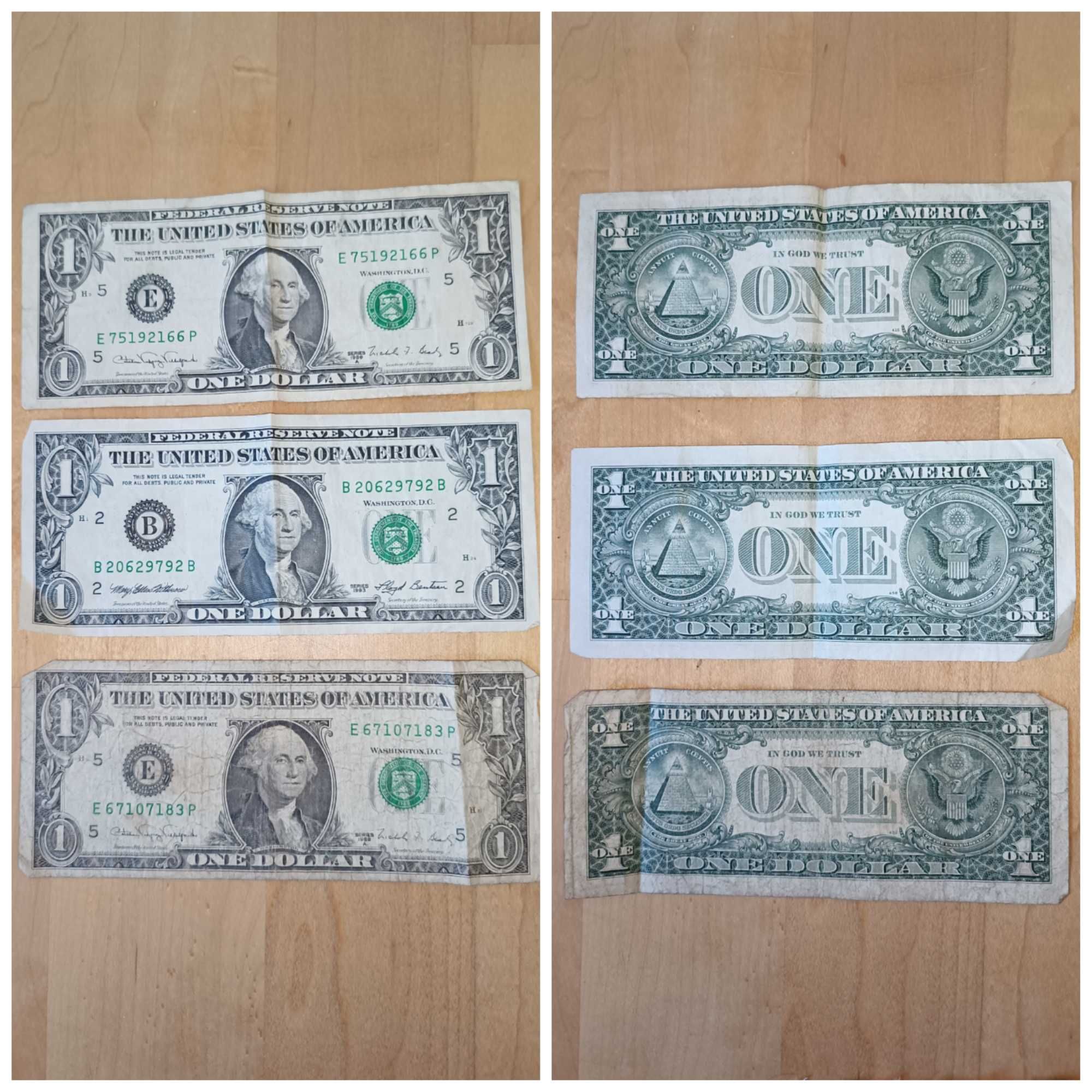 Banknoty Chin, Indii, USA – Waluta, Numizmatyka, Fen