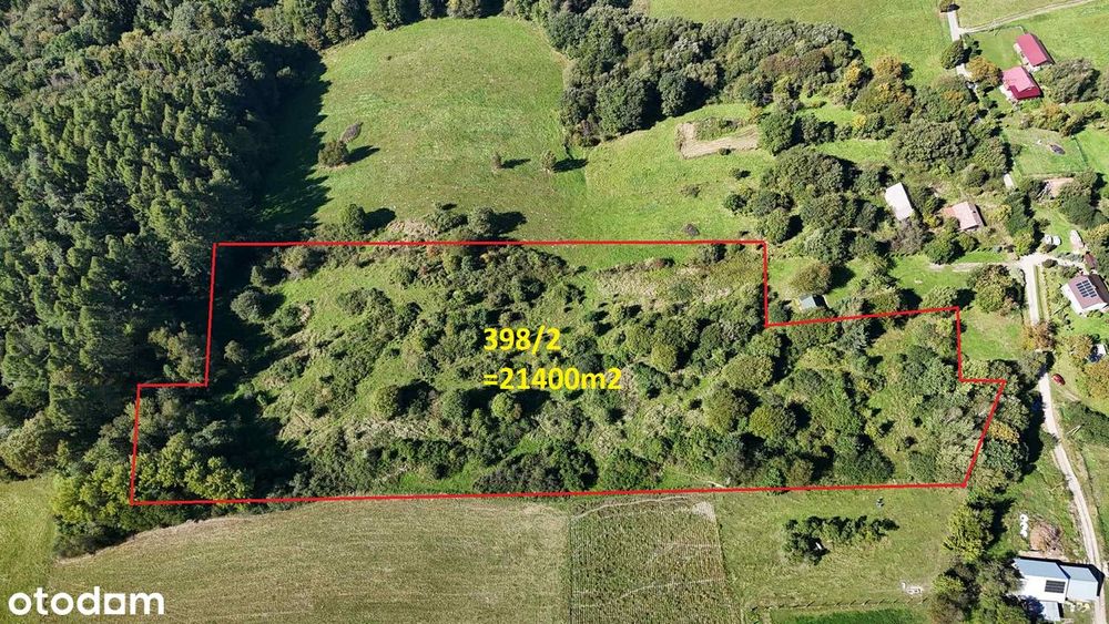 Działka rolna z WZ  I  Brzeżawa   I  =2,14 ha