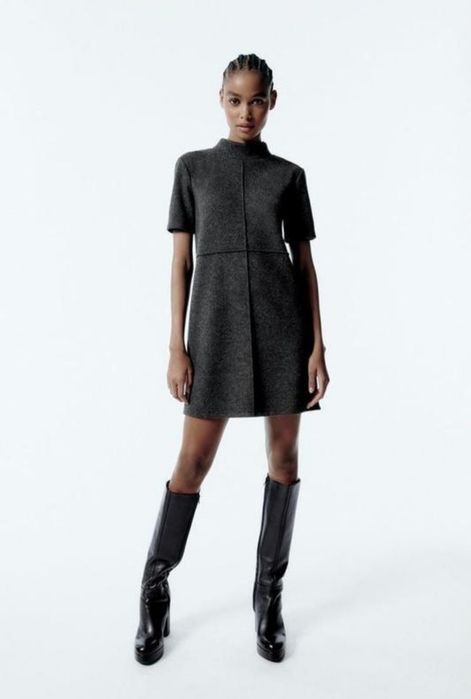 Платье теплое  zara зара м