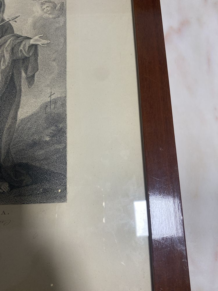 Quadro com figuura de Madre Dolorosa
