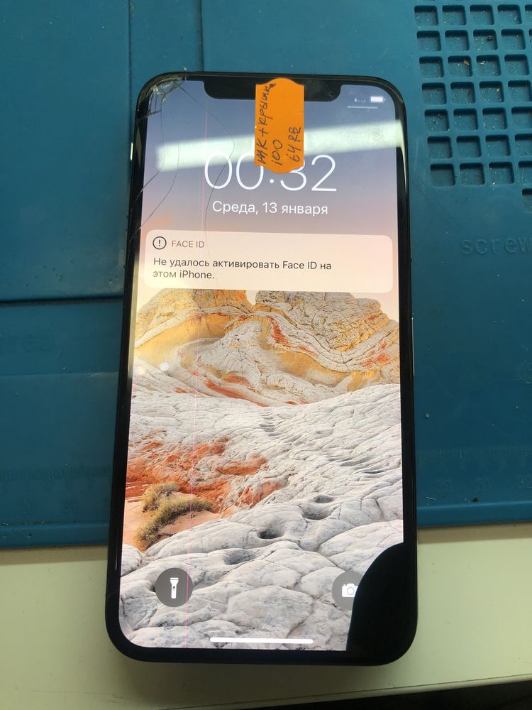 Продам модуль экран дисплей lcd Apple iPhone X original бу с дефетком