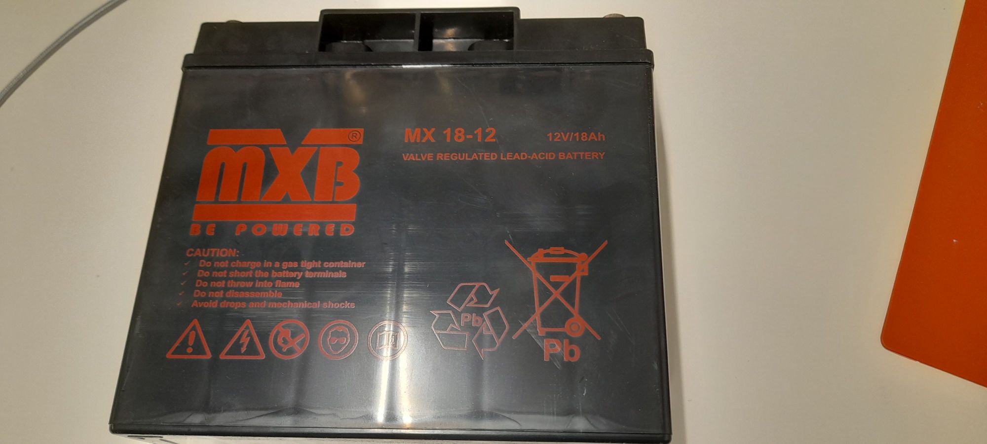 Używany akumulator kwasowo-ołowiowy MX 18-12