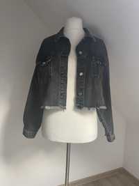 Krótka czarna kurtka jeansowa Shein r.L 40/42