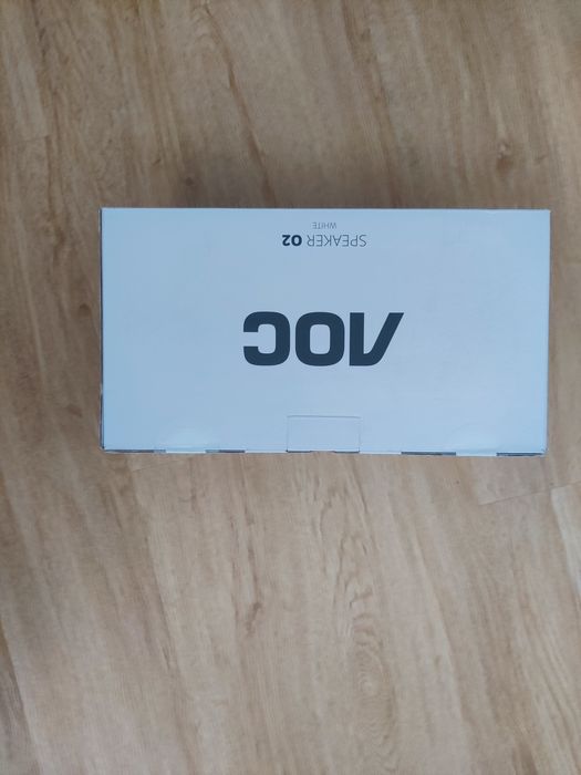 Głośnik bluetooth mobilny przenośny AOC 02,NOWY, zaklejony,biały, A0C