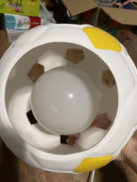 Lampa sufitowa , żyrandol piłka nożna