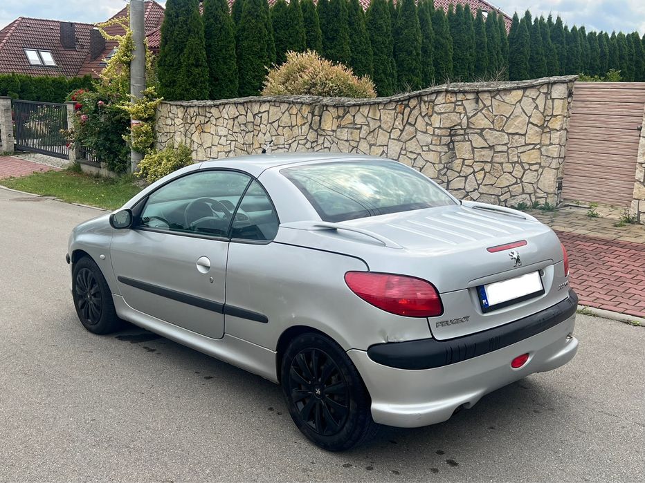 Peugeot 206cc*kabriolet*1.6benzyna*2003r*tanie fajne autko na lato*